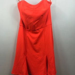 Gianni Bini Strapless Dress, Sz M, Orange NWT